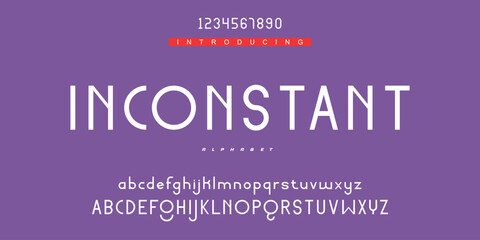 Abstract modern urban alphabet fonts. Typography sport, technology, fashion, digital, future creative logo font.