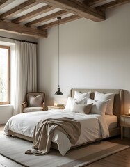hotel room with bed