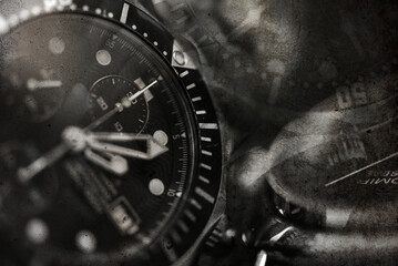 Fototapeta premium 時計の背景素材 