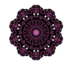 Mandala ornament design with modern style