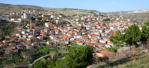 A view of the historic Ayas Town in Ankara, Turkey