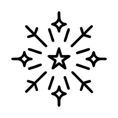 fireworks icon, summer line art, summer icon - simple black line art icon of fireworks, symbolizing summer celebrations. summer vector art.