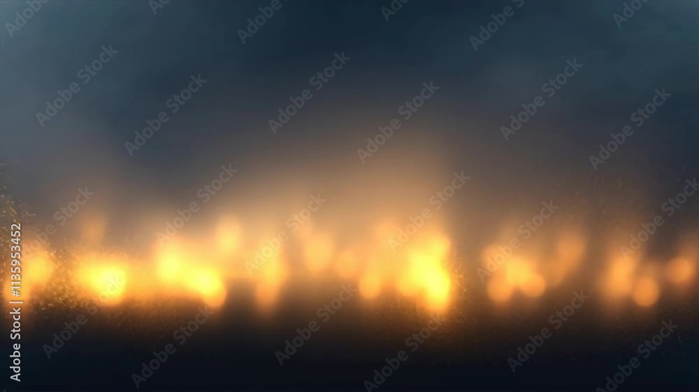 Poster mesmerizing abstract background with glowing orange lights against dark backdrop, creating warm and 