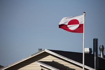 Spectacular and beautiful scenery of Greenland in autumn