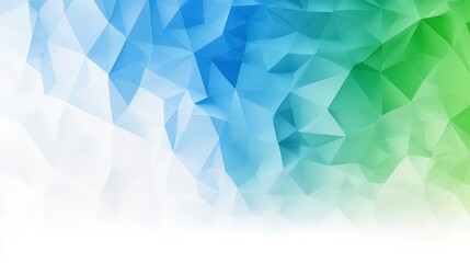 Obraz premium Abstract Green Blue Low Poly Background Geometric Texture Modern Design 4K Wallpaper