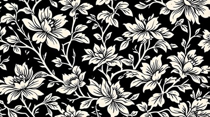 Elegant Cultural Wallpaper with Repeating Patterns