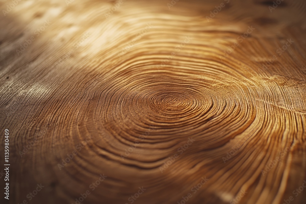 Poster texture of freshly cut pine wood showcasing intricate grain patterns and natural markings in soft li