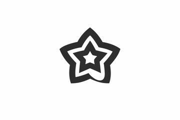 creative star icon concept and logo vector illustration