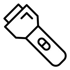 Vector Design Flashing Light Icon Style