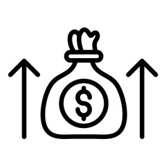 Vector Design Wise Spending Icon Style
