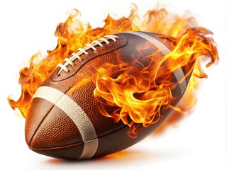 Flaming soccer ball PNG image, inferno football clipart, ideal for fiery sports themes.