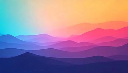 Abstract background gradient wave color
