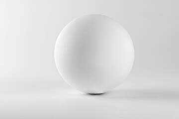 Composition of geometric shapes on white background