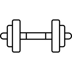 Dumbbell Vector icon