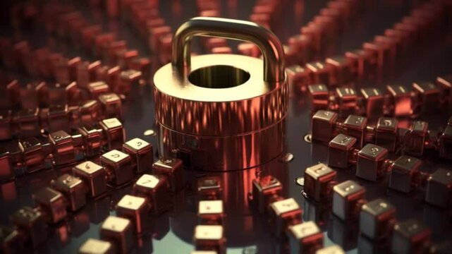 circuit board data animation