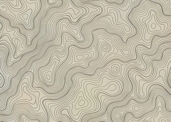 Abstract Design with Line Topographic Map Contours in a Geometric Pattern for Modern Backdrop Textures and Graphic Design Projects
