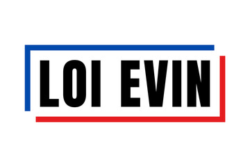 Symbole loi Evin en France