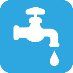 水道の蛇口のアイコン