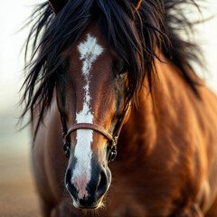 Concept photo of a horse with space for text