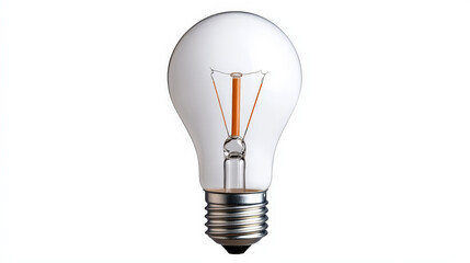 Classic Filament LED Light Bulb: A single, clear LED light bulb with a vintage-style filament, showcasing its warm, inviting glow.  