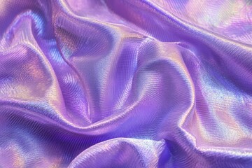 Smooth holographic vinyl texture showcases vibrant purple hues with soft reflective qualities ideal for various creative projects