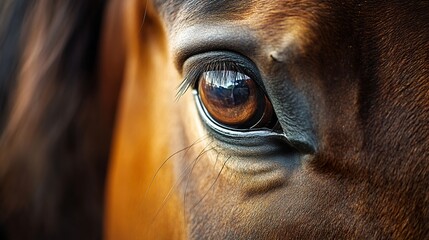 Horse Eye Close Up: A Stunning Macro Photograph
