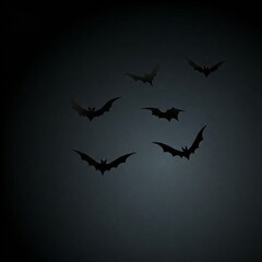 halloween background with bats