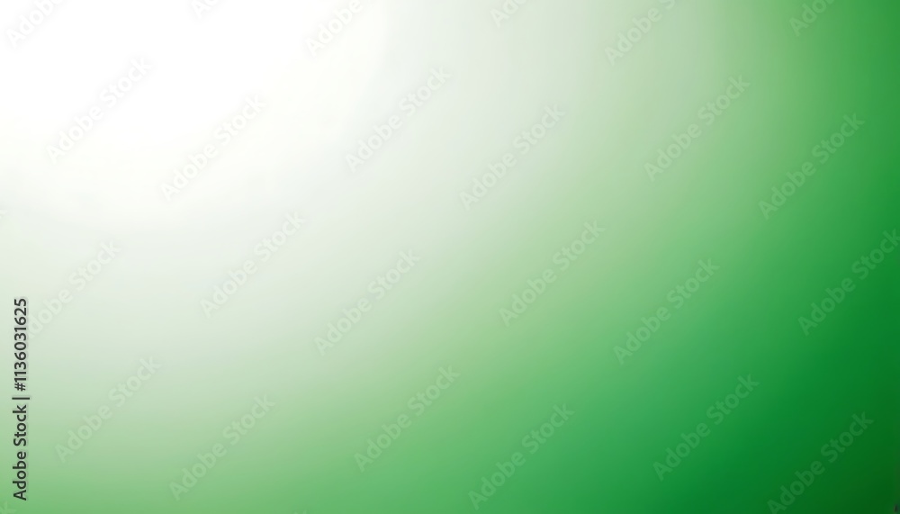 Aufkleber simple green and white gradient abstract background, smooth color transition with grainy texture,