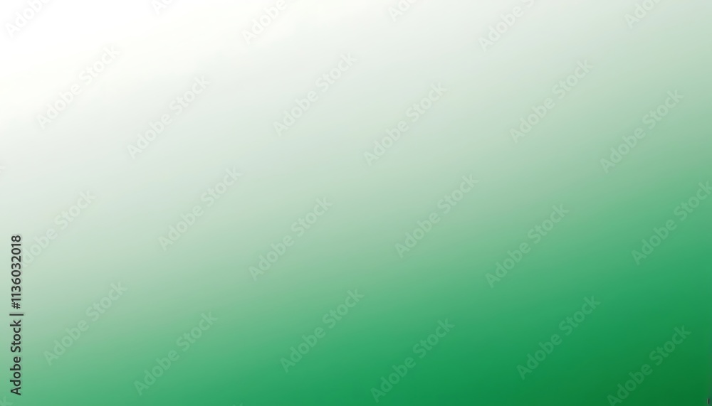 Poster green and white gradient abstract background, smooth color transition with grainy texture,6