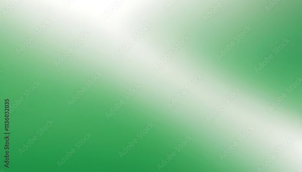 Poster green and white gradient abstract background, smooth color transition with grainy texture,5