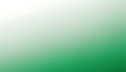 Green and white gradient abstract background, smooth color transition with grainy texture,6