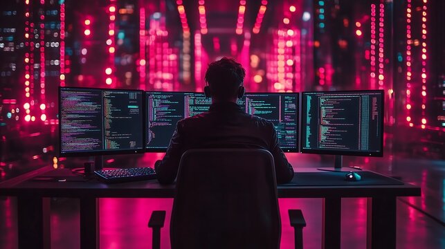 Cybersecurity Expert at Work