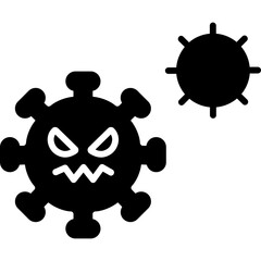 virus vector icon