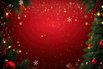 Christmas background with stars and snowflakes