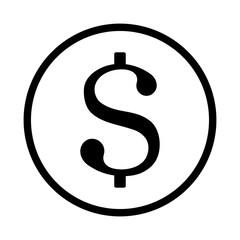 symbol dolara ikona, grafika wektorowa © robert6666