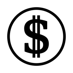 symbol dolara ikona, grafika wektorowa © robert6666