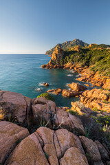 Küste bei Su Sirboni, Sardinien, Italien