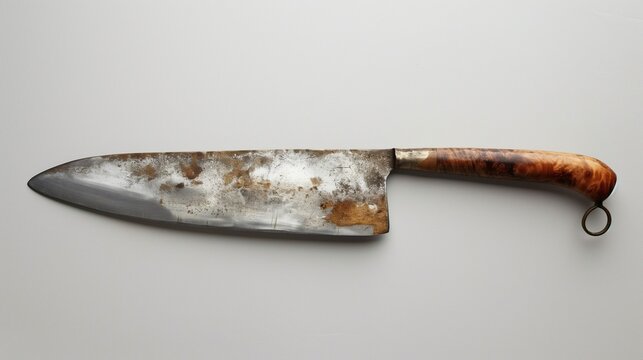 A knife is a sharp tool 