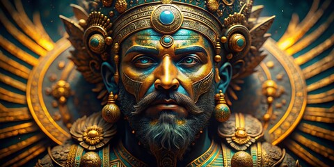 Anunnaki Macro Photography: Ancient Alien Gods, Close-Up Details, Mythic Creatures, Detailed Texture, High Resolution, Macro Shot, Extreme Close Up