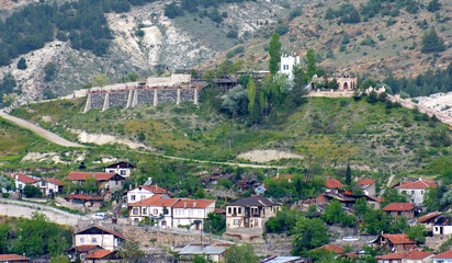 The historical Beypazari Town in Ankara, Turkey, is a touristic city with its old Ottoman houses...
