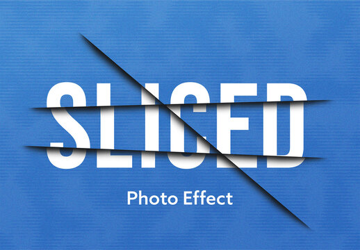 Sliced Text Effect