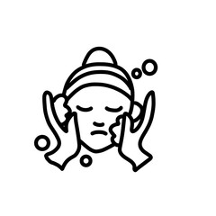 Face wash icon