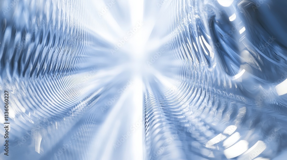 Poster abstract representation of articulation and dynamic light in a contemporary digital graphic design e