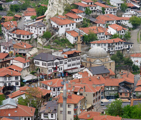 The historical Beypazari Town in Ankara, Turkey, is a touristic city with its old Ottoman houses and historical mosques.