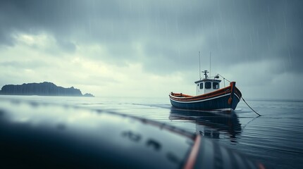 Boat in the sea ⛵