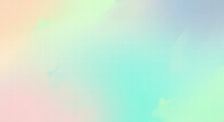 Obraz premium Dreamy Pastel Abstract Background: A gentle and ethereal abstract background with soft, pastel hues of pink, blue, green, and yellow. Perfect for adding a touch of whimsy and serenity to your designs.