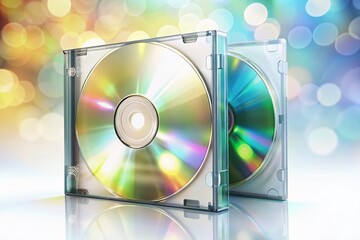 Realistic 3D CD/DVD Mockup - Packaging Design Template
