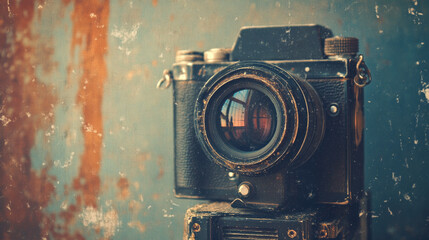 Overlay effect of exposed old photo with burn edges and scratched dusty texture. Realistic vector illustration of camera film light filter for vintage look with with blur glare, noise and grain.