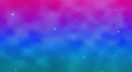 Fototapeta premium Cosmic Dreamscape: A mesmerizing blend of pink, purple, and blue hues evokes a dreamy, ethereal atmosphere, reminiscent of a star-dusted nebula. Perfect for designs that need a touch of cosmic wonder.