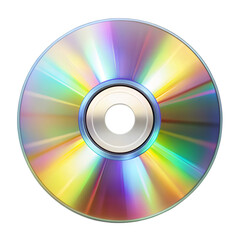 CD glare isolated on transparent background